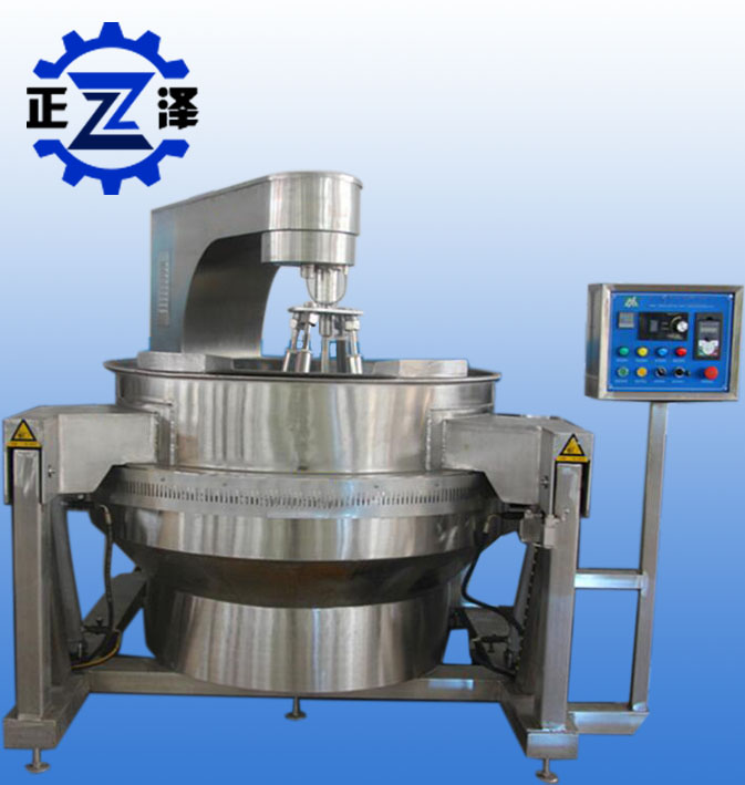 燃?xì)饧訜岫囝^攪拌炒鍋